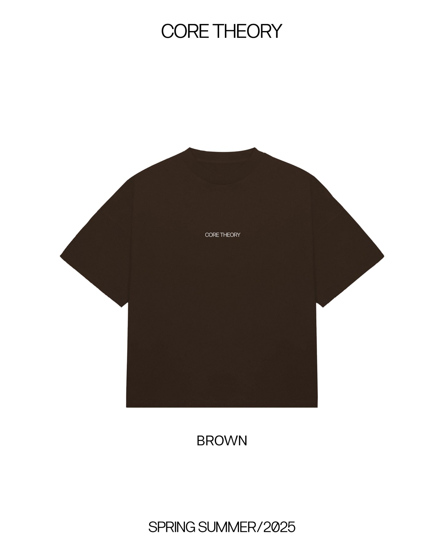 CORE THEORY BROWN BASIC TEE