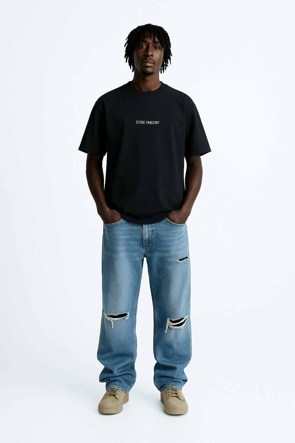 CORE THEORY BLACK BASIC TEE