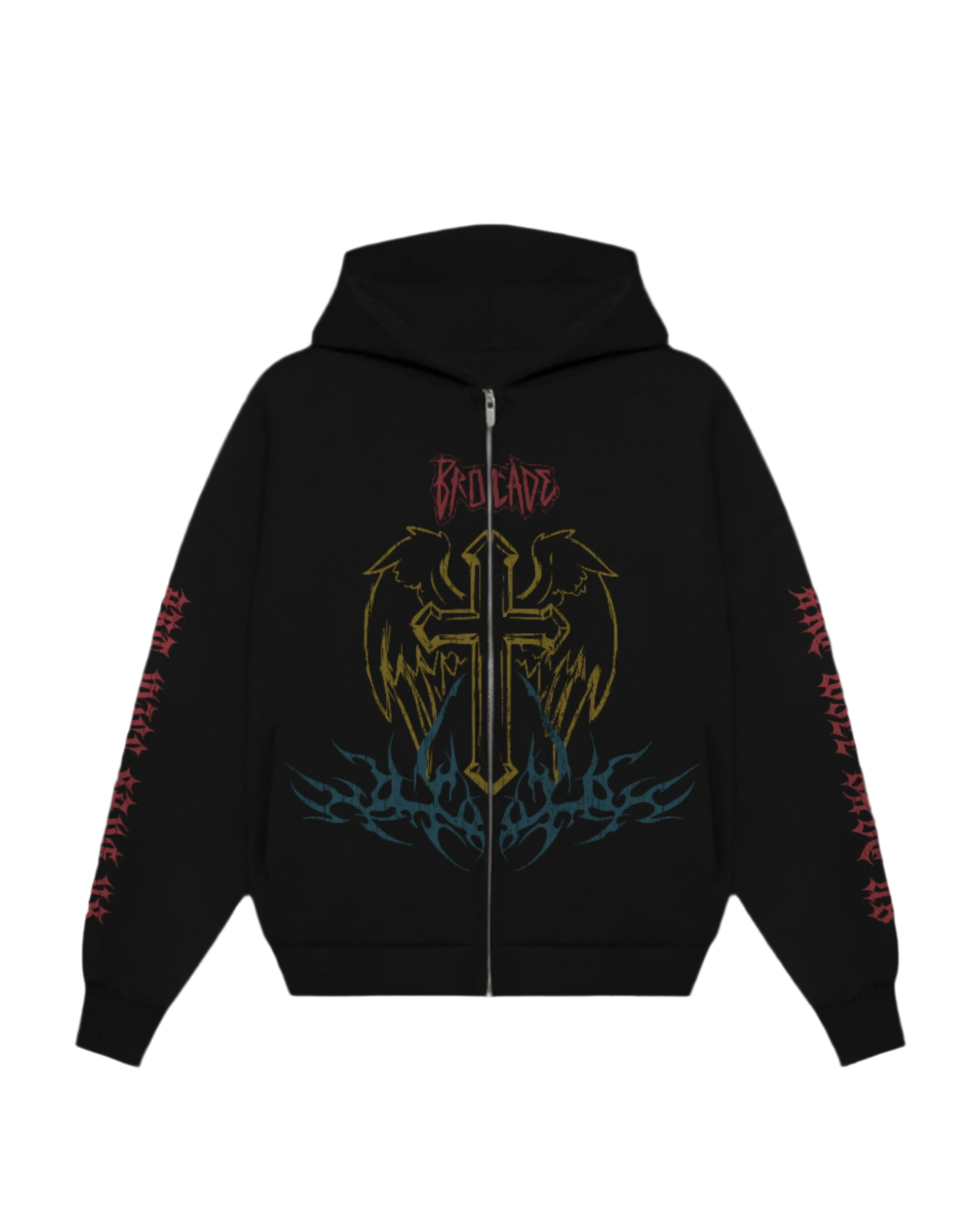 AWSU FUR BLACK ZIPUP HOODIE