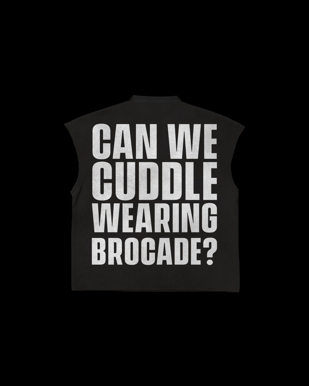 CURL UP TEE (BLACK)