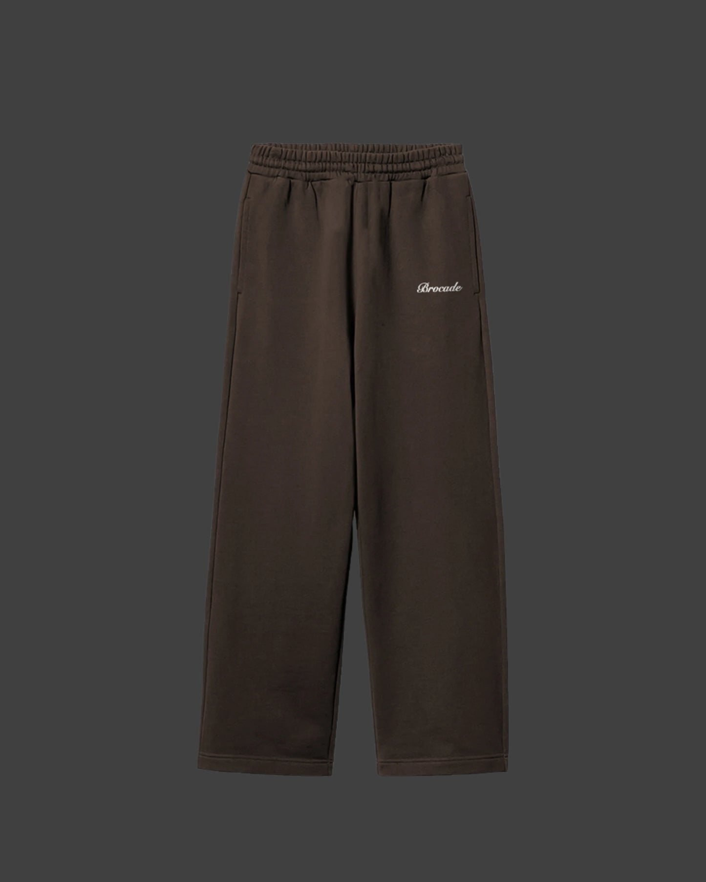 Brown Basic Trouser Front