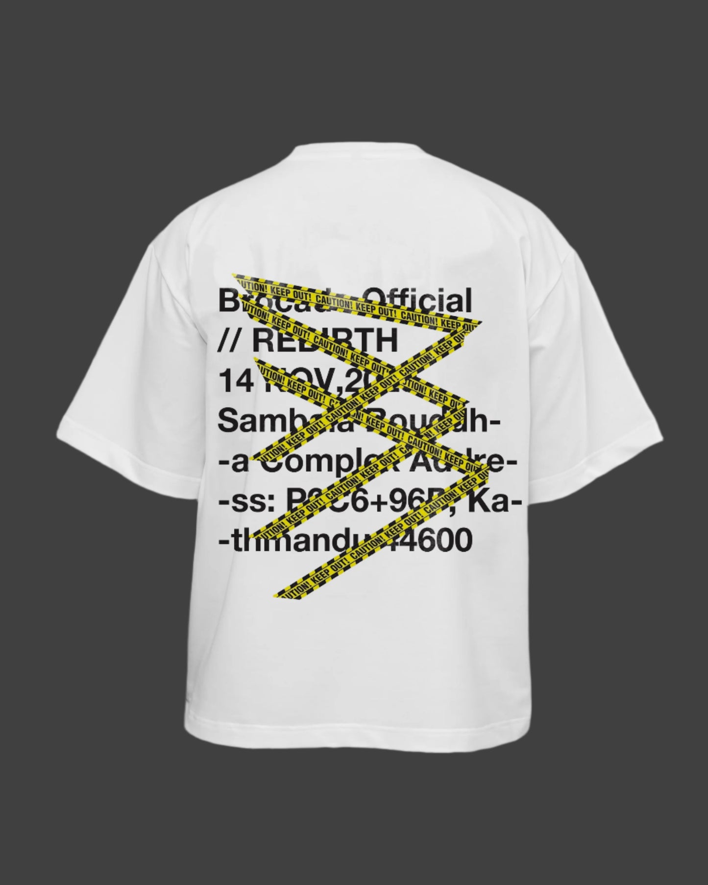 CAUTION TEE