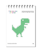 THE COLORS OF DINO- STICKERBOOK