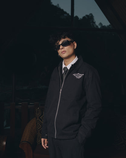 BLACK CORE TWILL JACKET