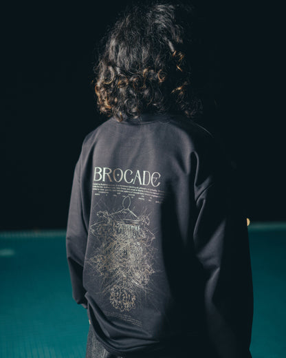 BROCADEISM BLACK SWEATSHIRT