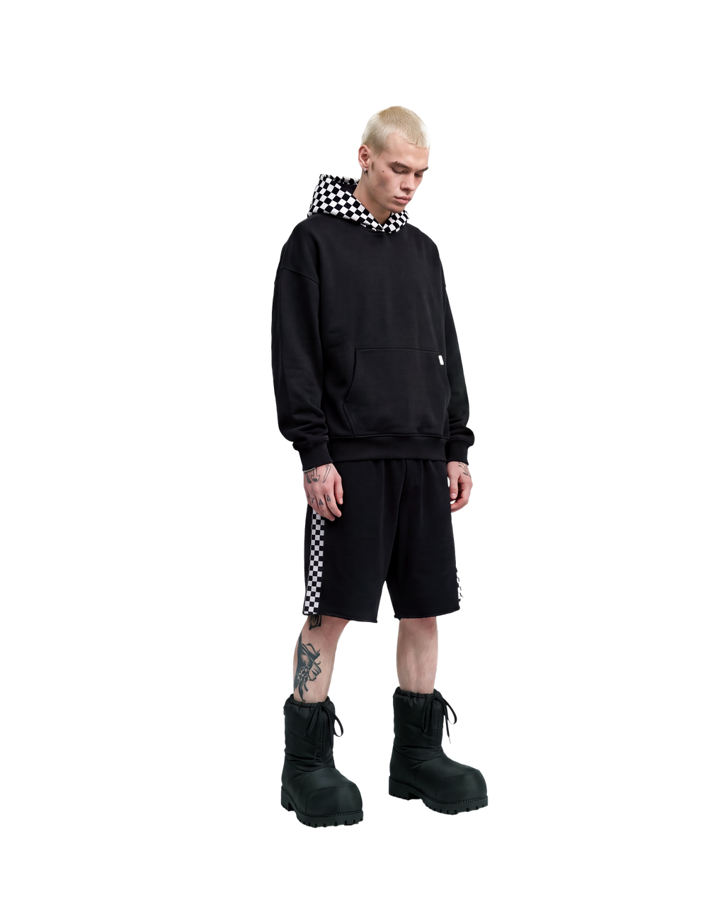 CROSS HATCH HOODIE
