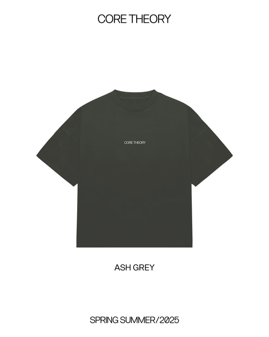 CORE THEORY ASH GREY BASIC TEE