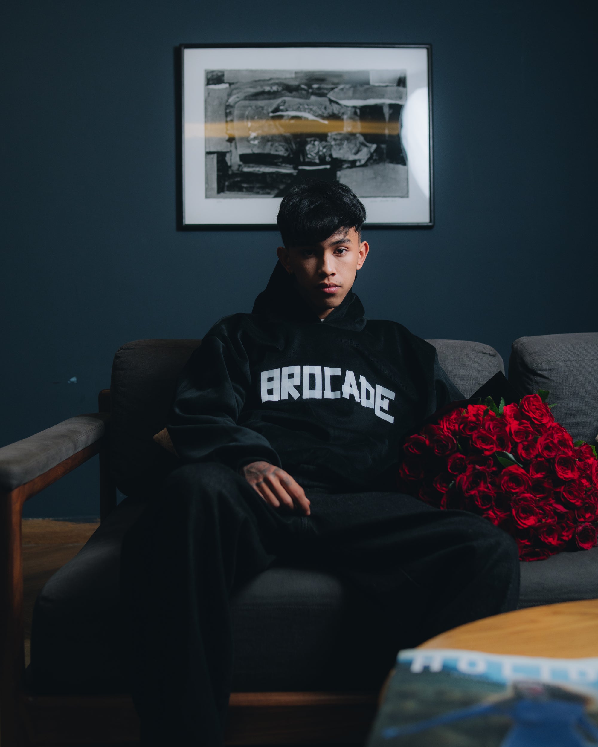 BROCADE TAPE HOODIE