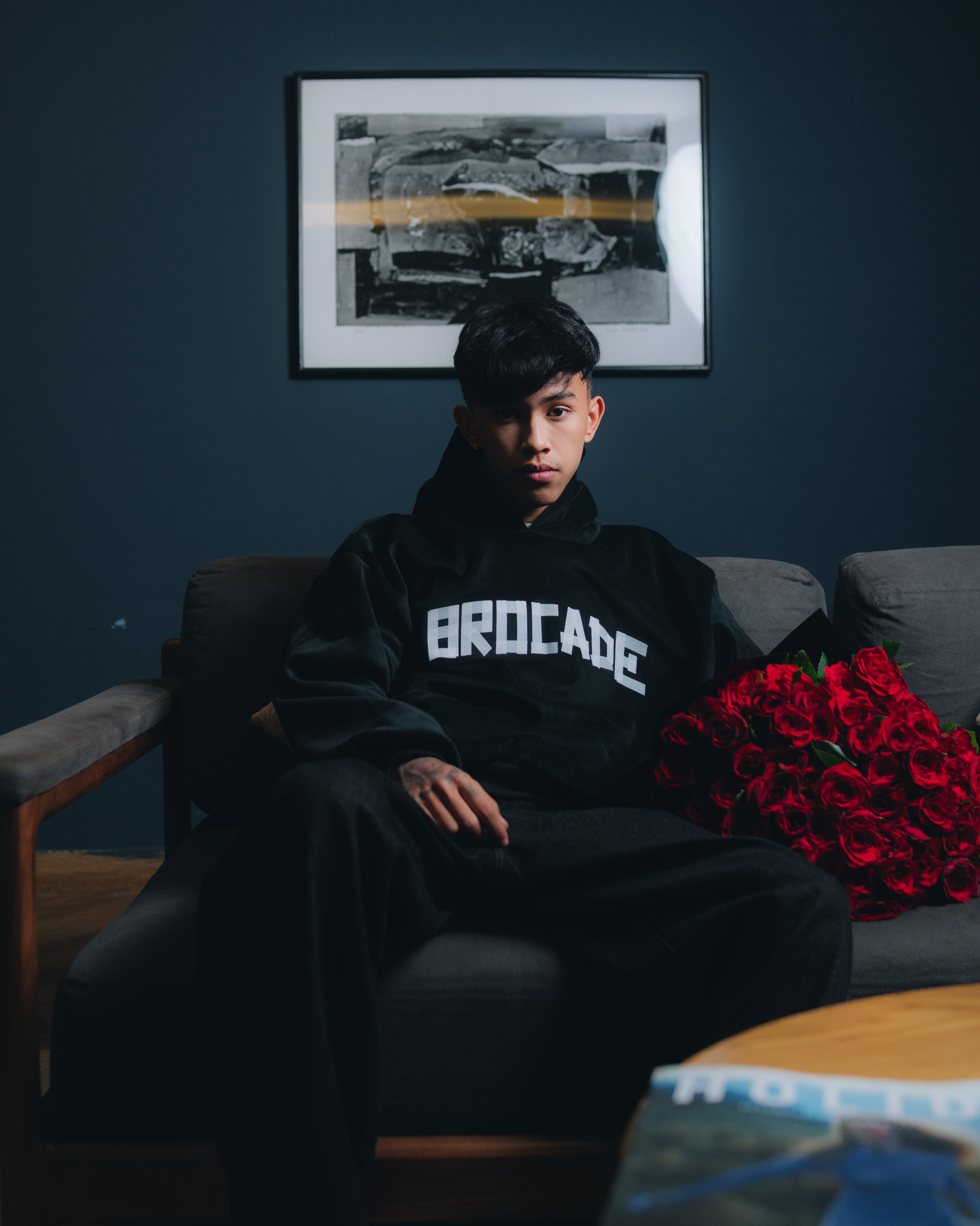 BROCADE TAPE HOODIE