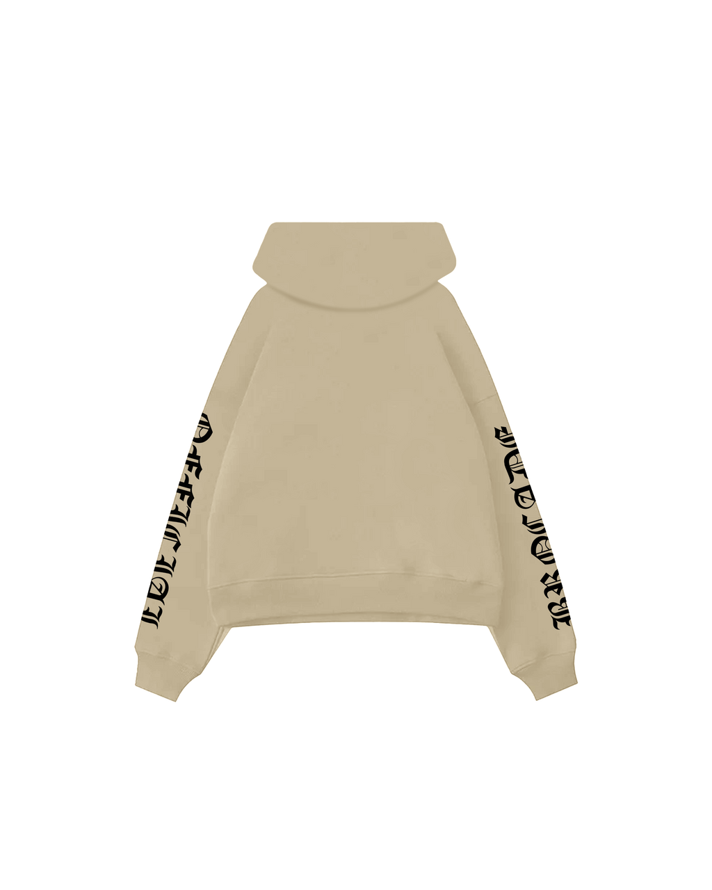 BLACK CALLIGRAPHY HOODIE