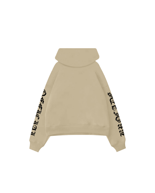 BLACK CALLIGRAPHY HOODIE