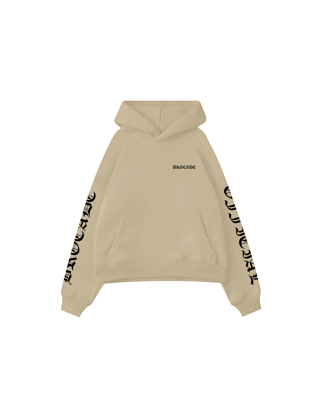 BLACK CALLIGRAPHY HOODIE