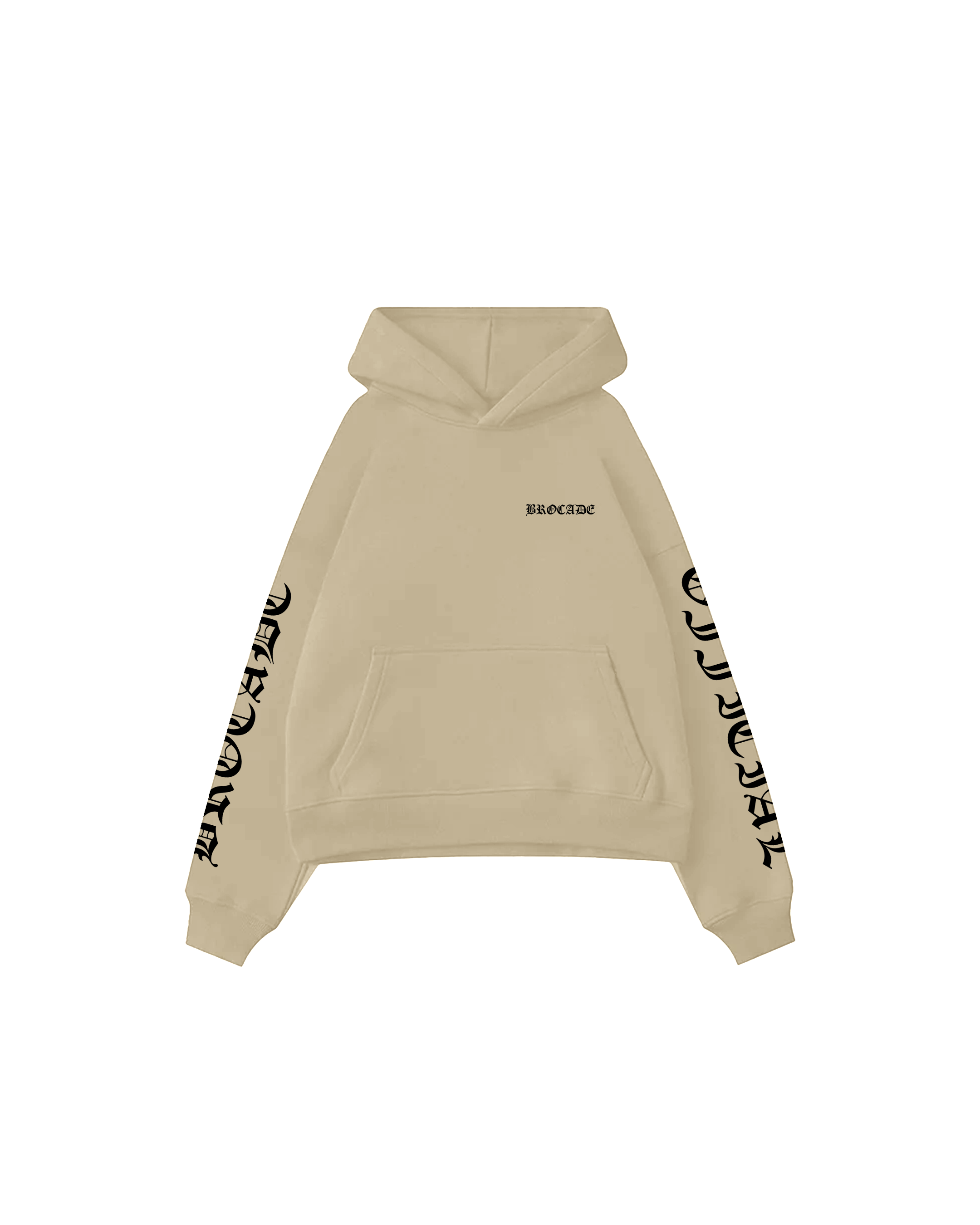 BLACK CALLIGRAPHY HOODIE