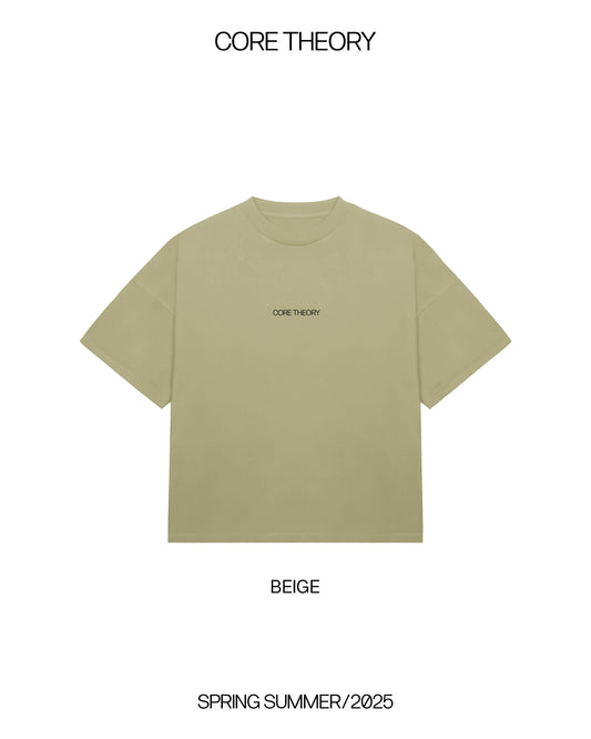 CORE THEORY BEIGE BASIC TEE