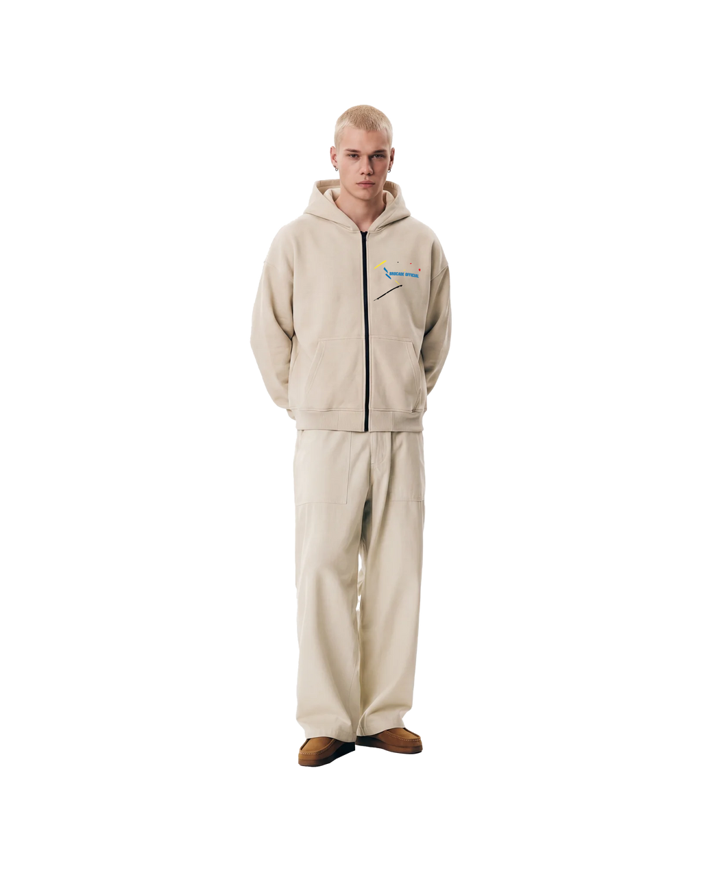 AS- Zipup Beige