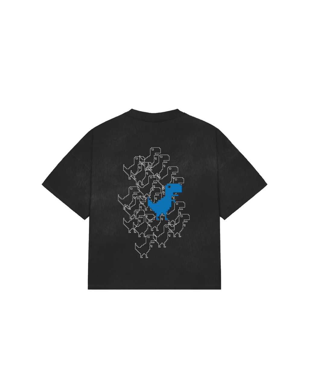 Dino Chrome Tee Black