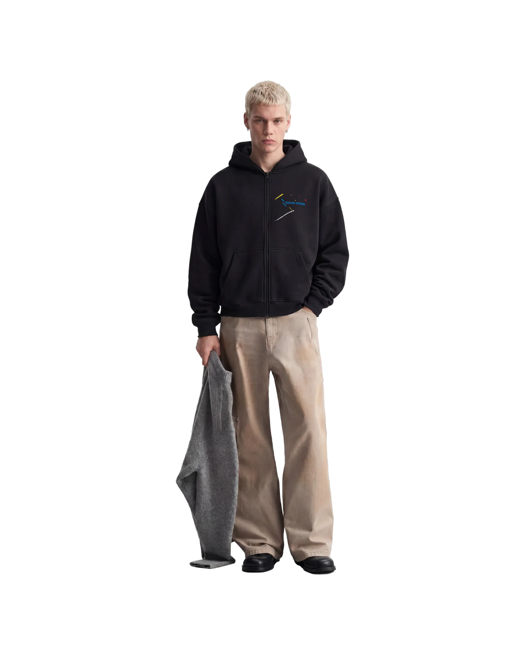AS- Zipup Black