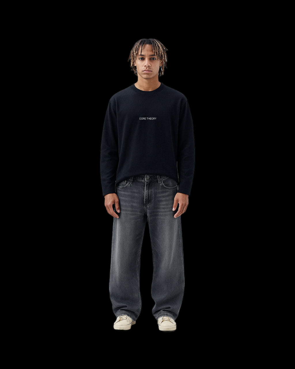CORE THEORY BLACK SWEATSHIRT