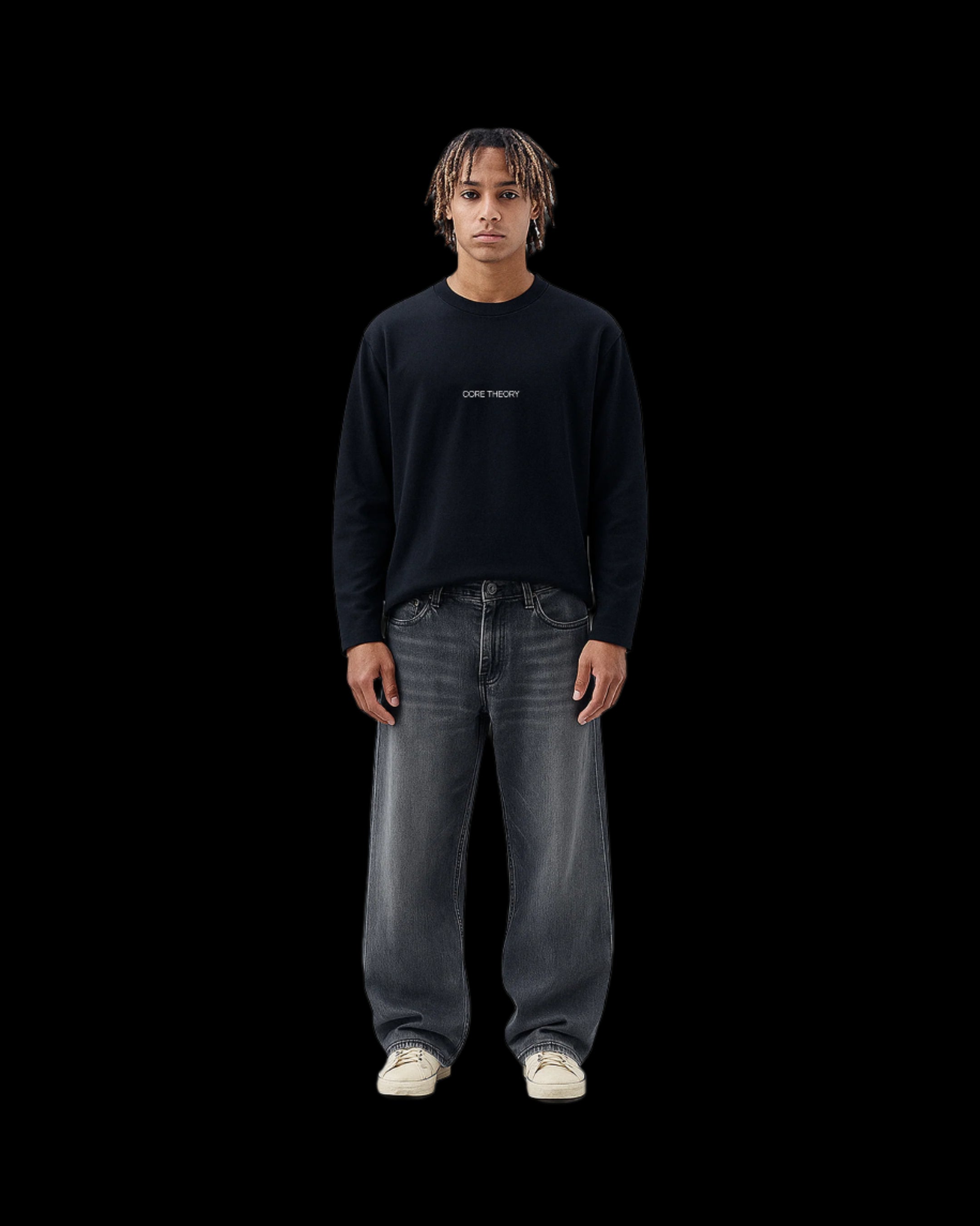 CORE THEORY BLACK SWEATSHIRT