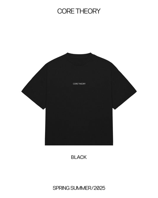 CORE THEORY BLACK  BASIC TEE