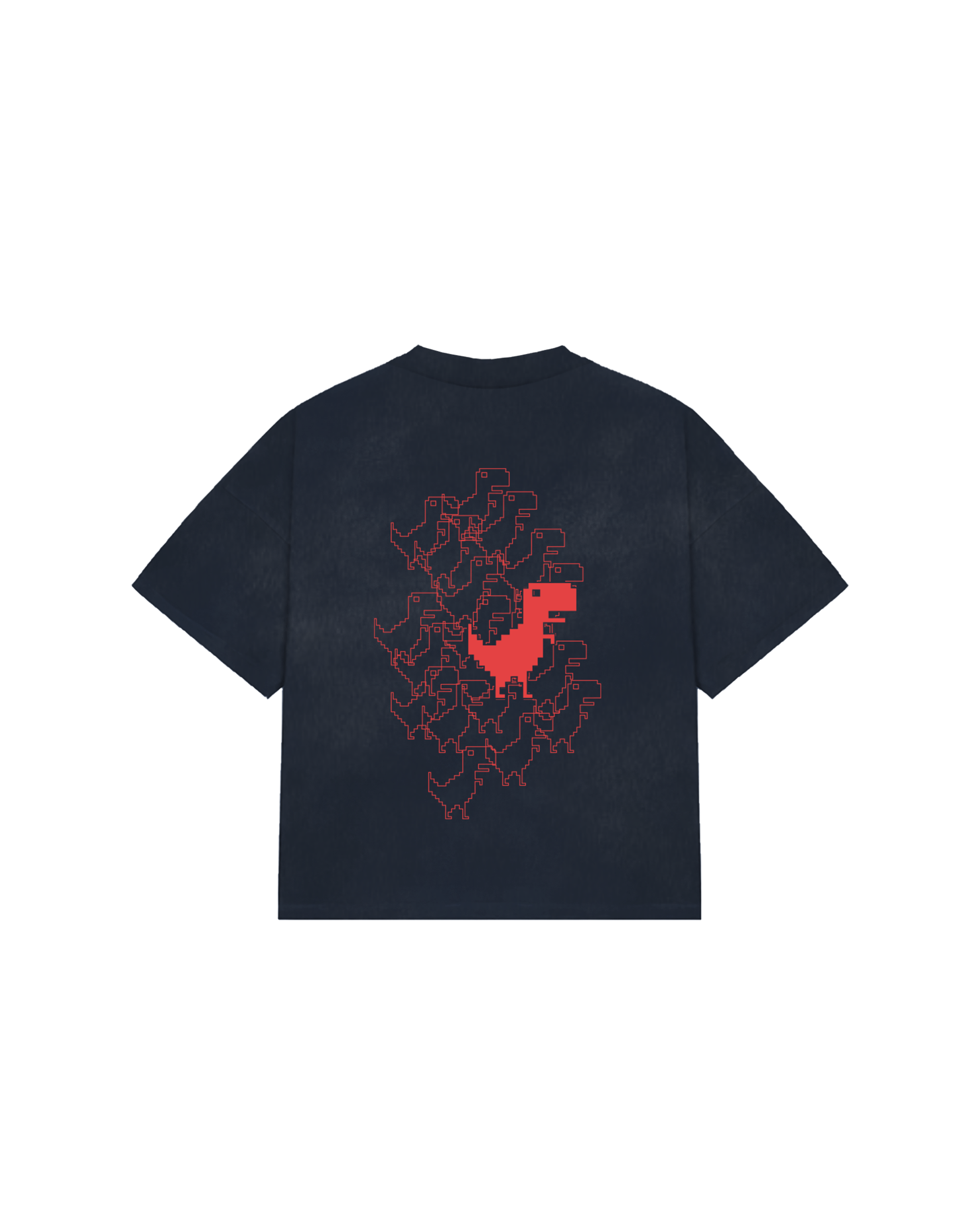 Dino Chrome Tee Blue