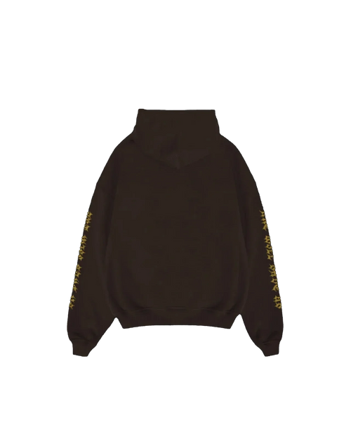AWSU FUR BROWN ZIP UP HOODIE