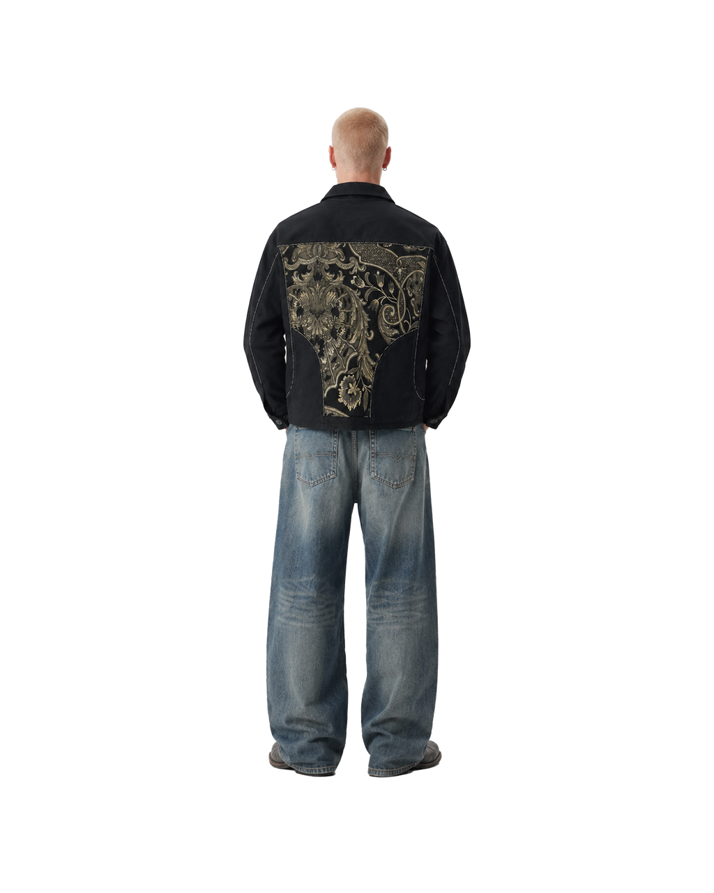 CONTRALINE BROCADE JACKET