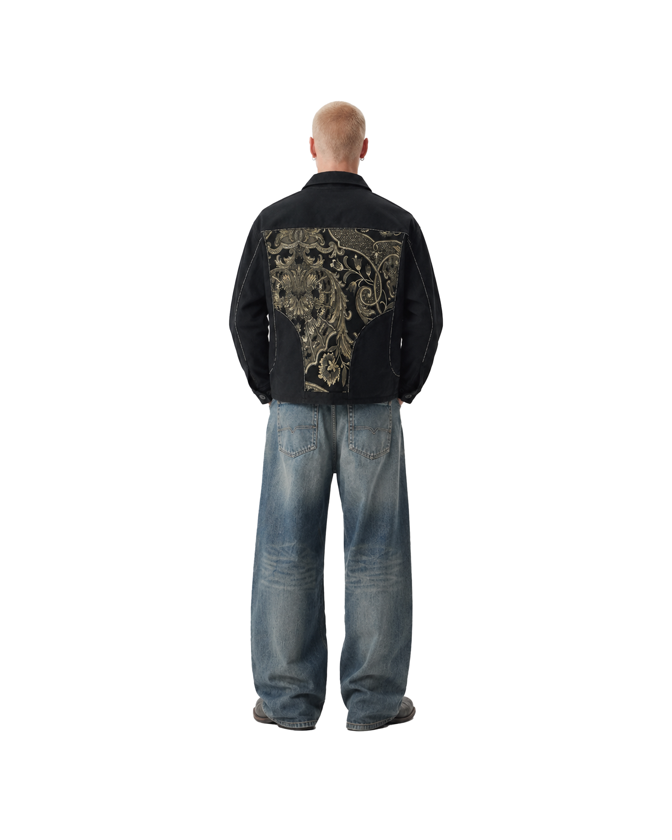CONTRALINE BROCADE JACKET