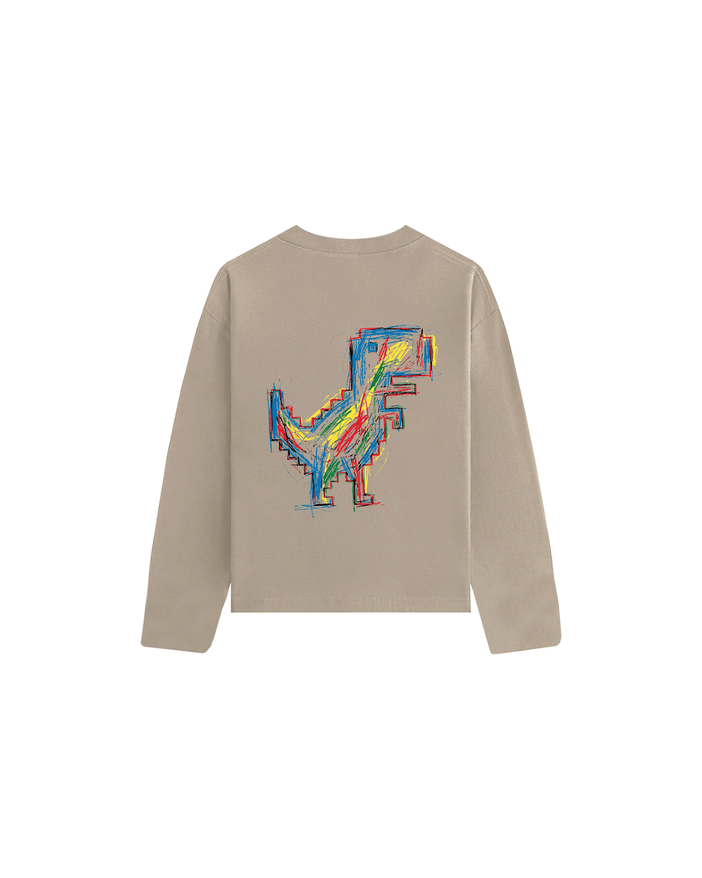 K- Dino crayon sweatshirt