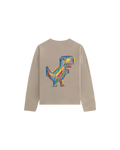K- Dino crayon sweatshirt