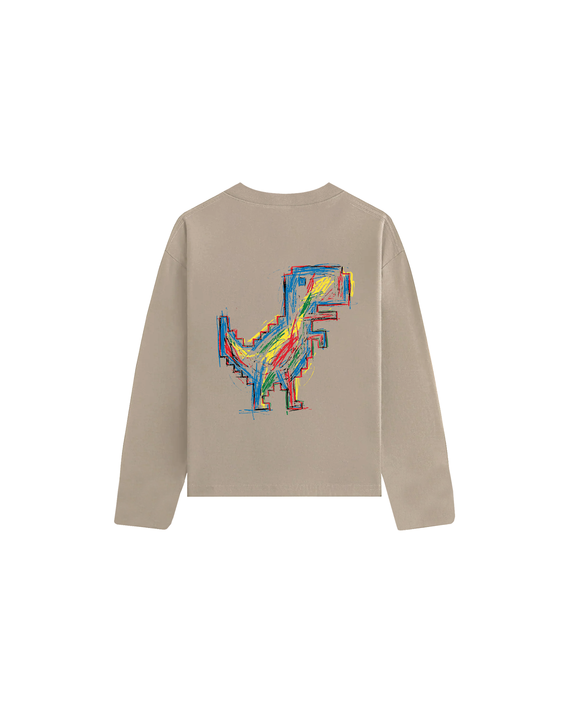 K- Dino crayon sweatshirt