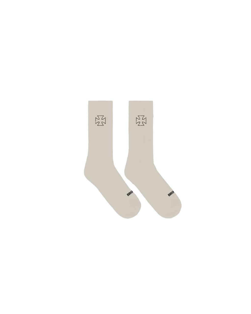CROSSOVER SOCKS BEIGE