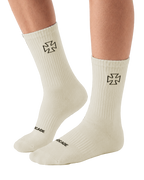 CROSSOVER SOCKS BEIGE