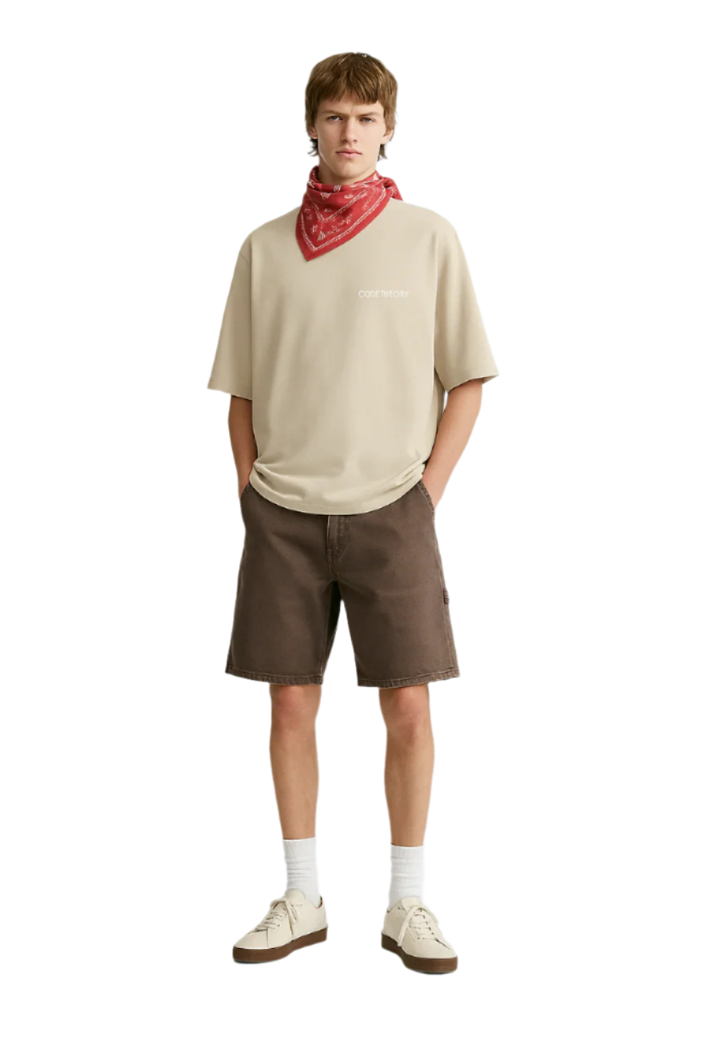 CORE THEORY BEIGE BASIC TEE