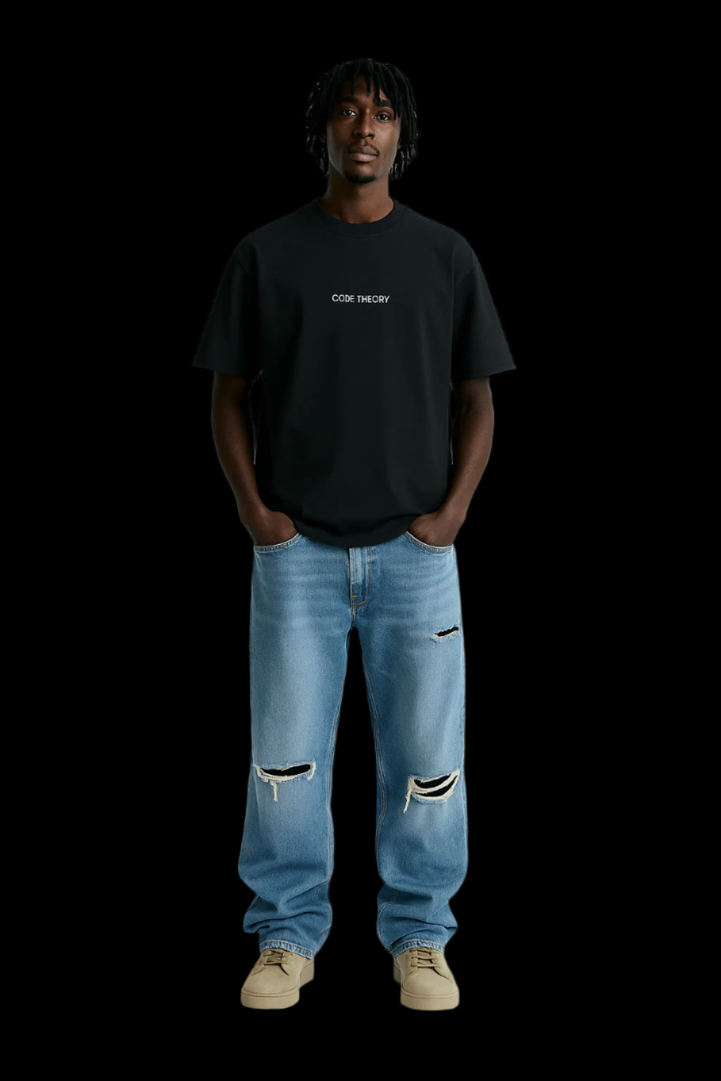 CORE THEORY BLACK  BASIC TEE