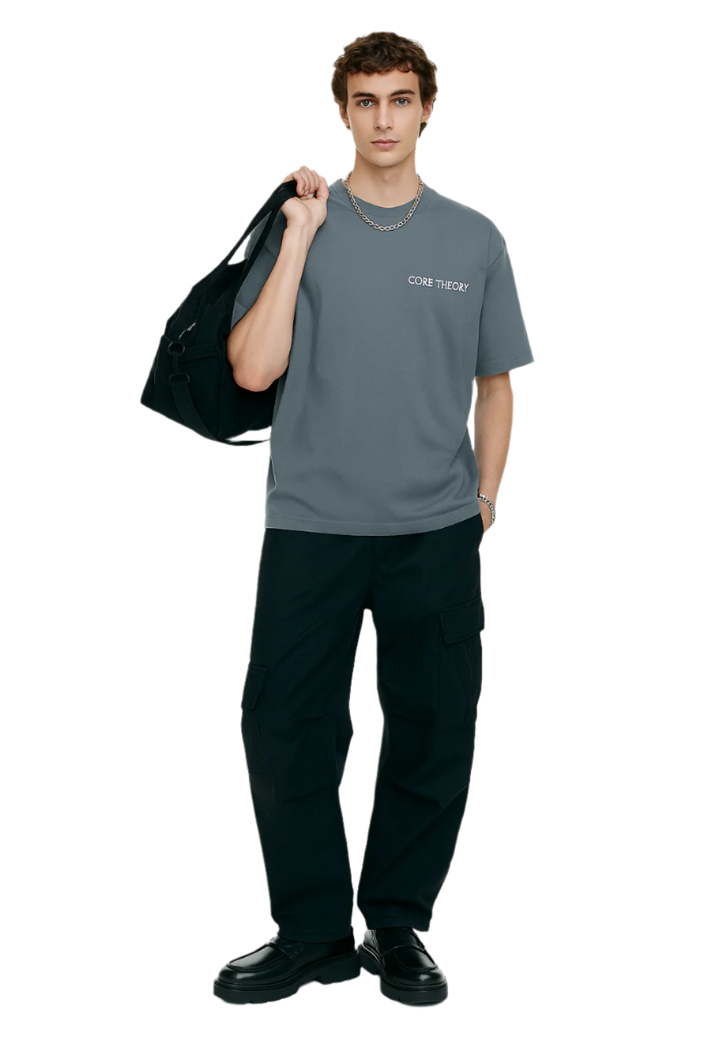 CORE THEORY MID GREY BASIC TEE