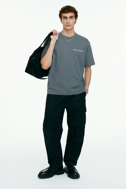 CORE THEORY MID GREY BASIC TEE