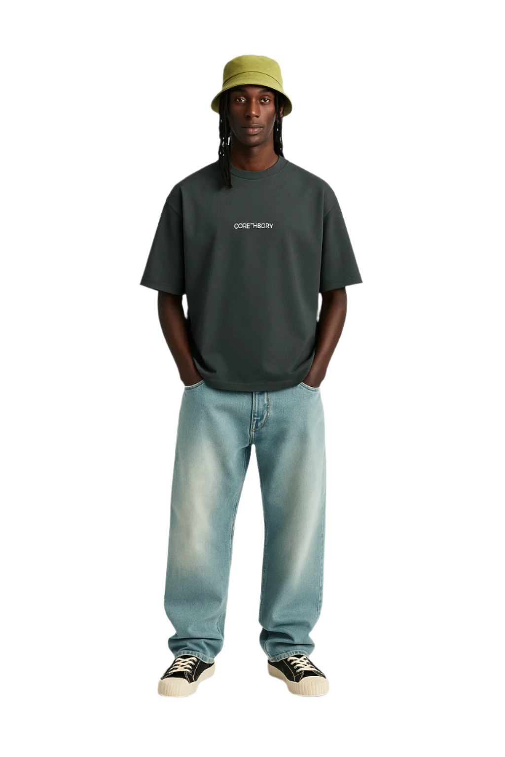 CORE THEORY ASH GREY BASIC TEE