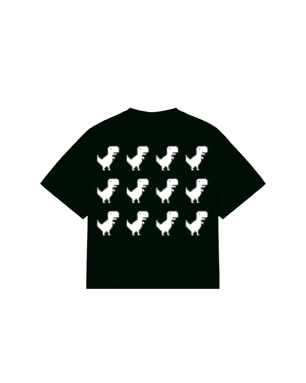 GREEN DINO REFLECTIVE TEE
