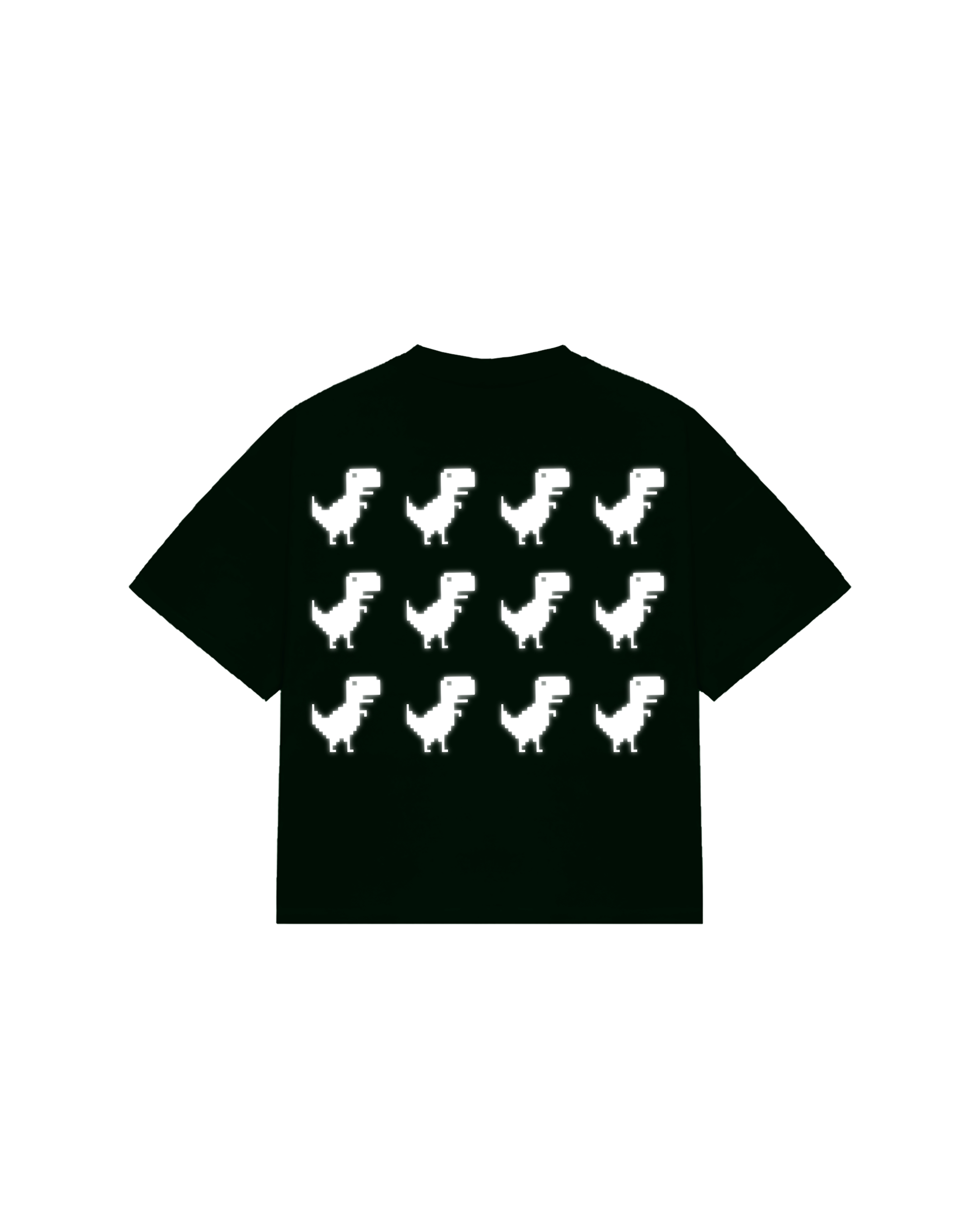 GREEN DINO REFLECTIVE TEE
