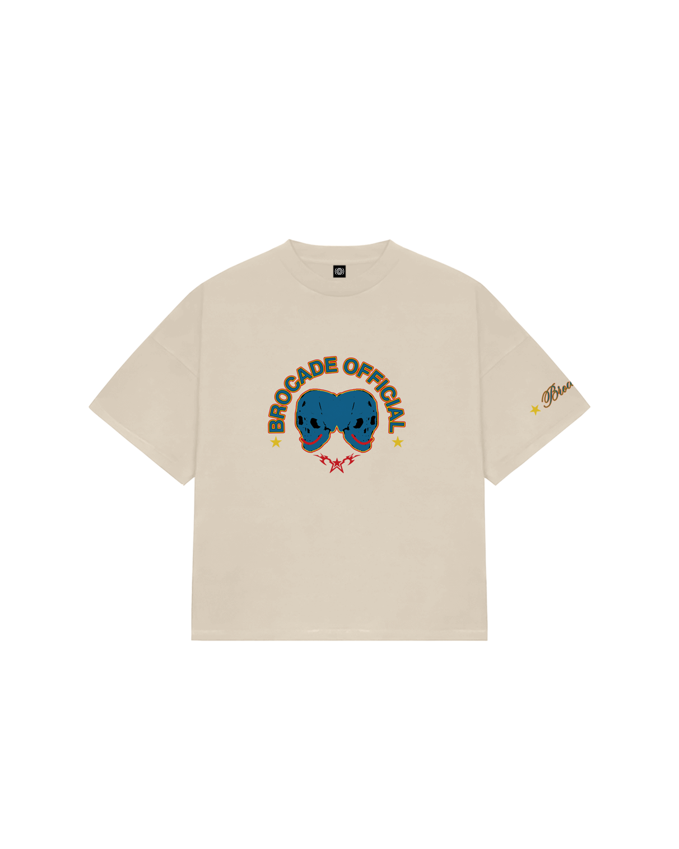 TWIN SKULL TEE