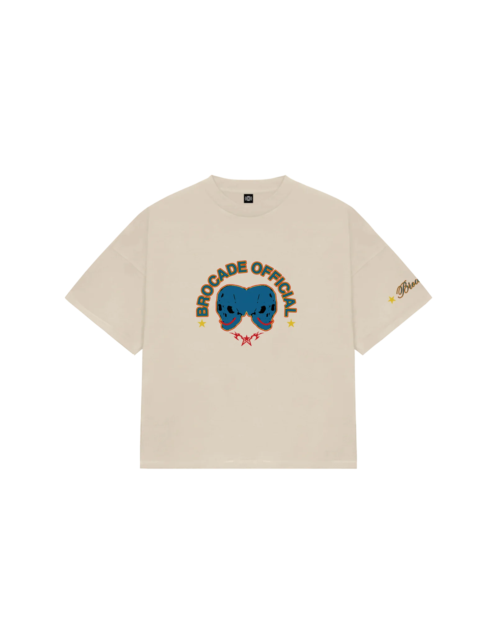 TWIN SKULL TEE
