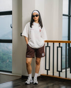 CREST SHORTS (BROWN)