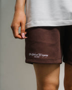 CREST SHORTS (BROWN)