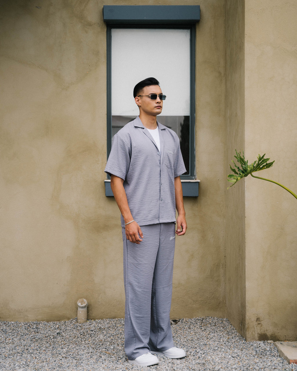 DAMASK SHIRT (DARK  GREY)