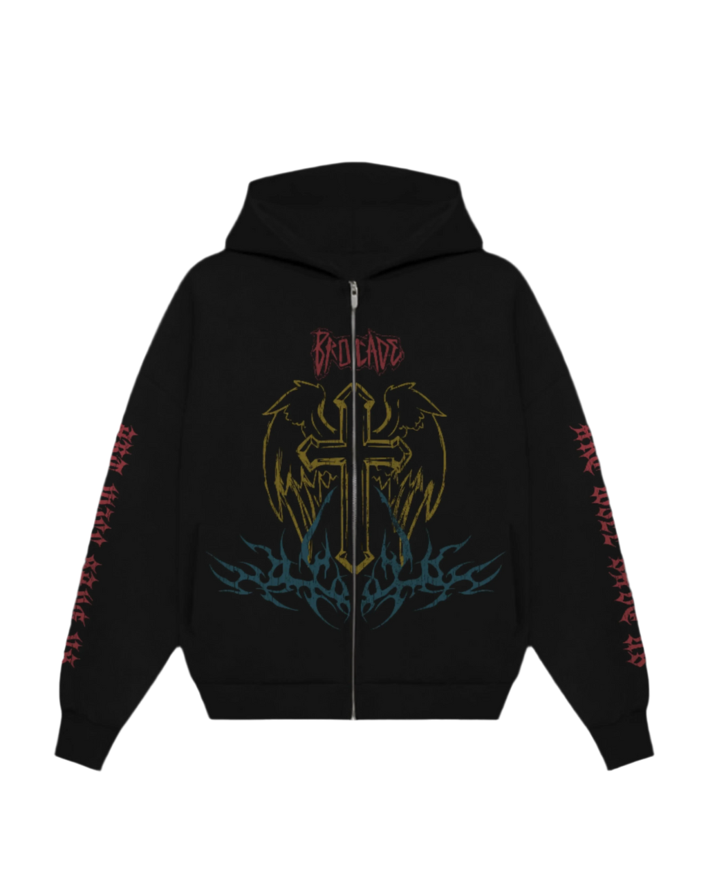 AWSU FUR BLACK ZIPUP HOODIE