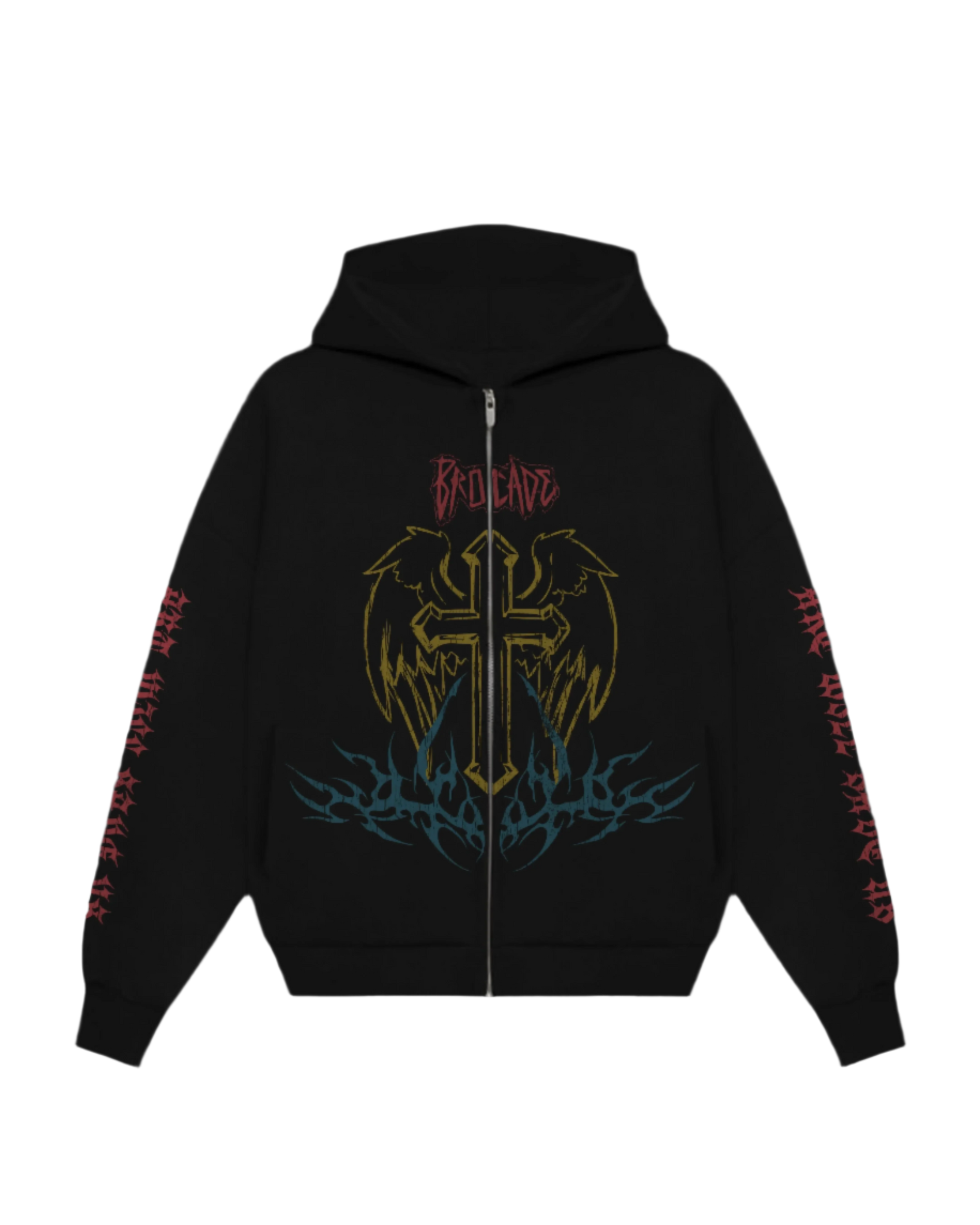AWSU FUR BLACK ZIPUP HOODIE