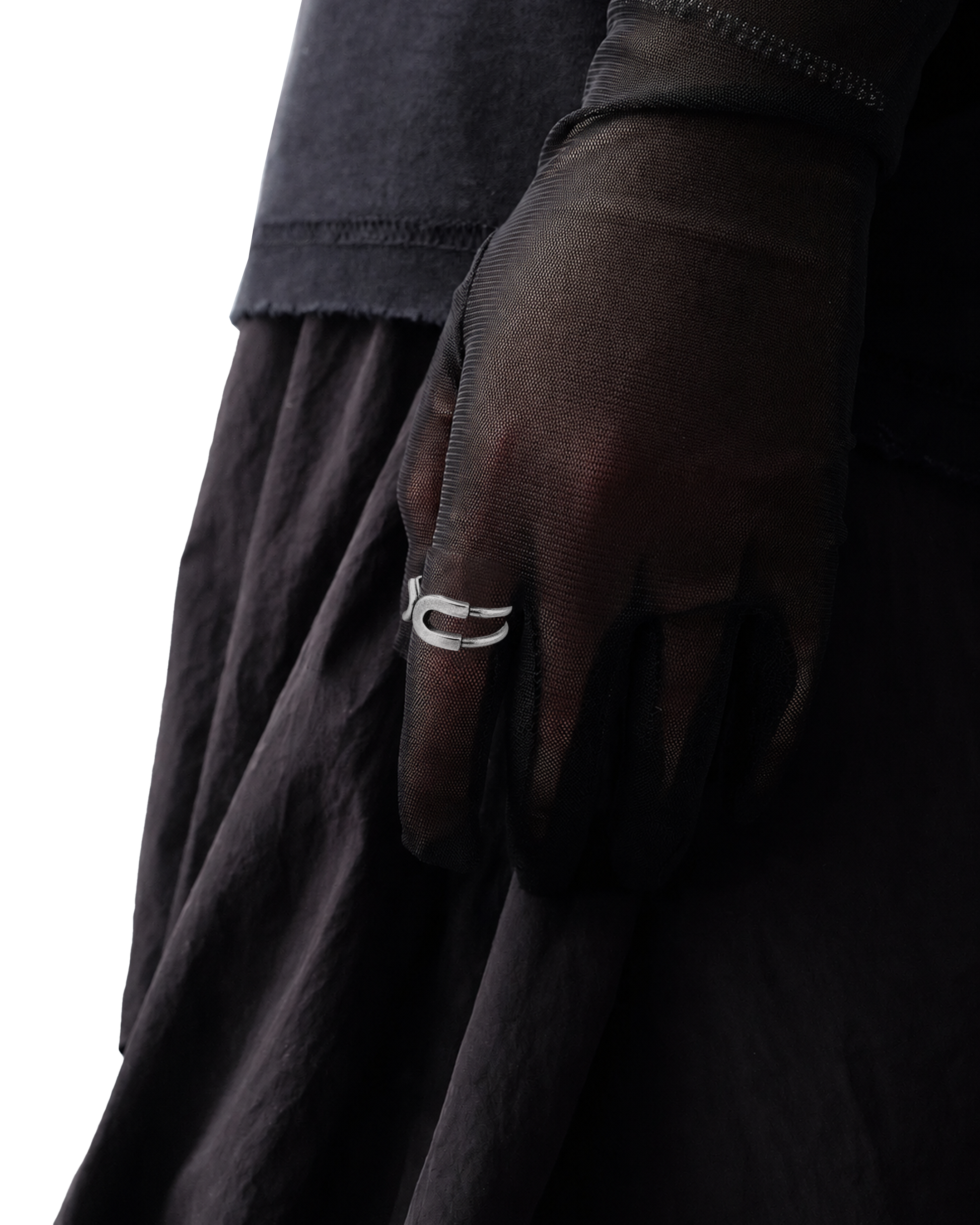SAFETY PIN RING
