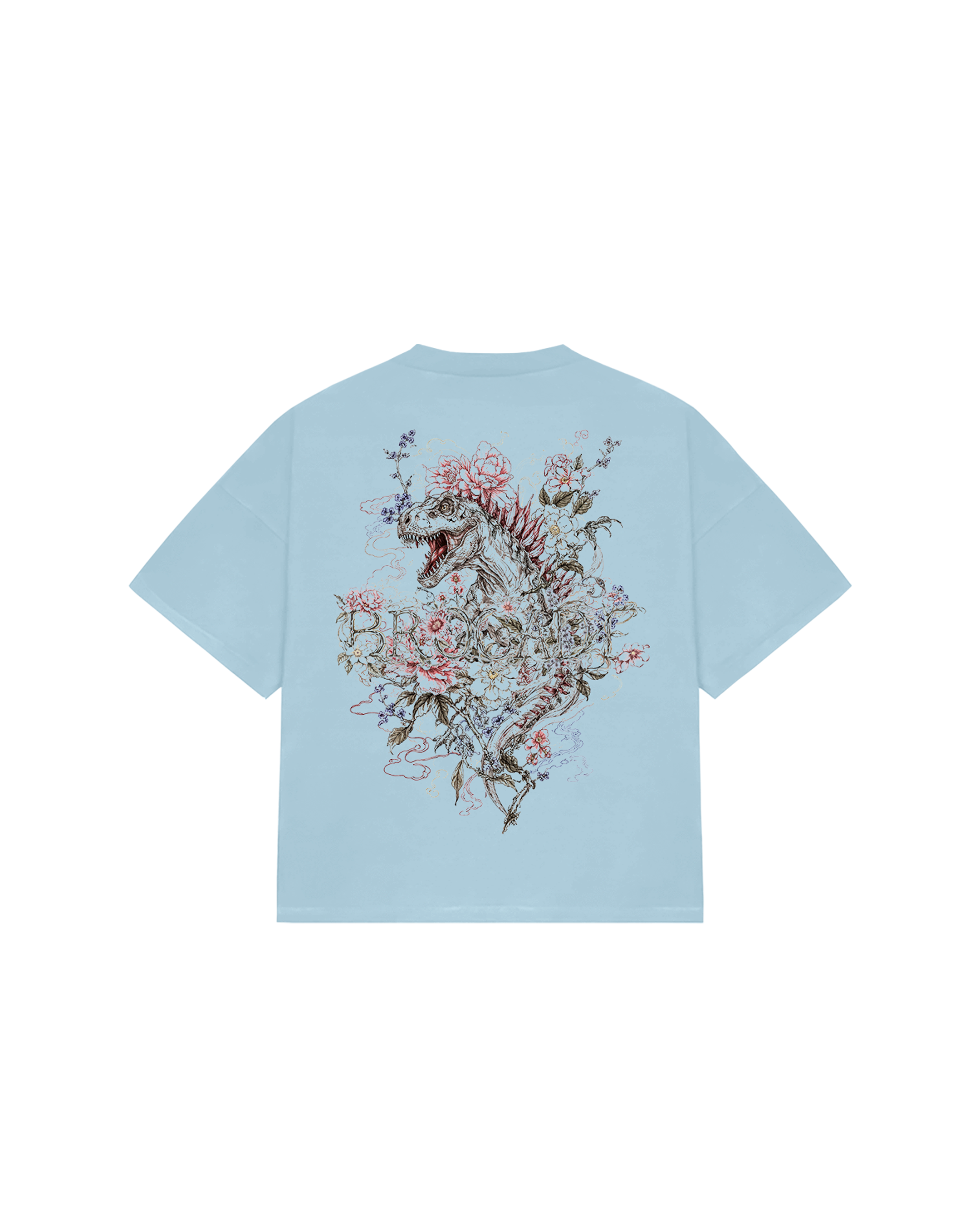 FLOWER OF BROCADE SKY BLUE