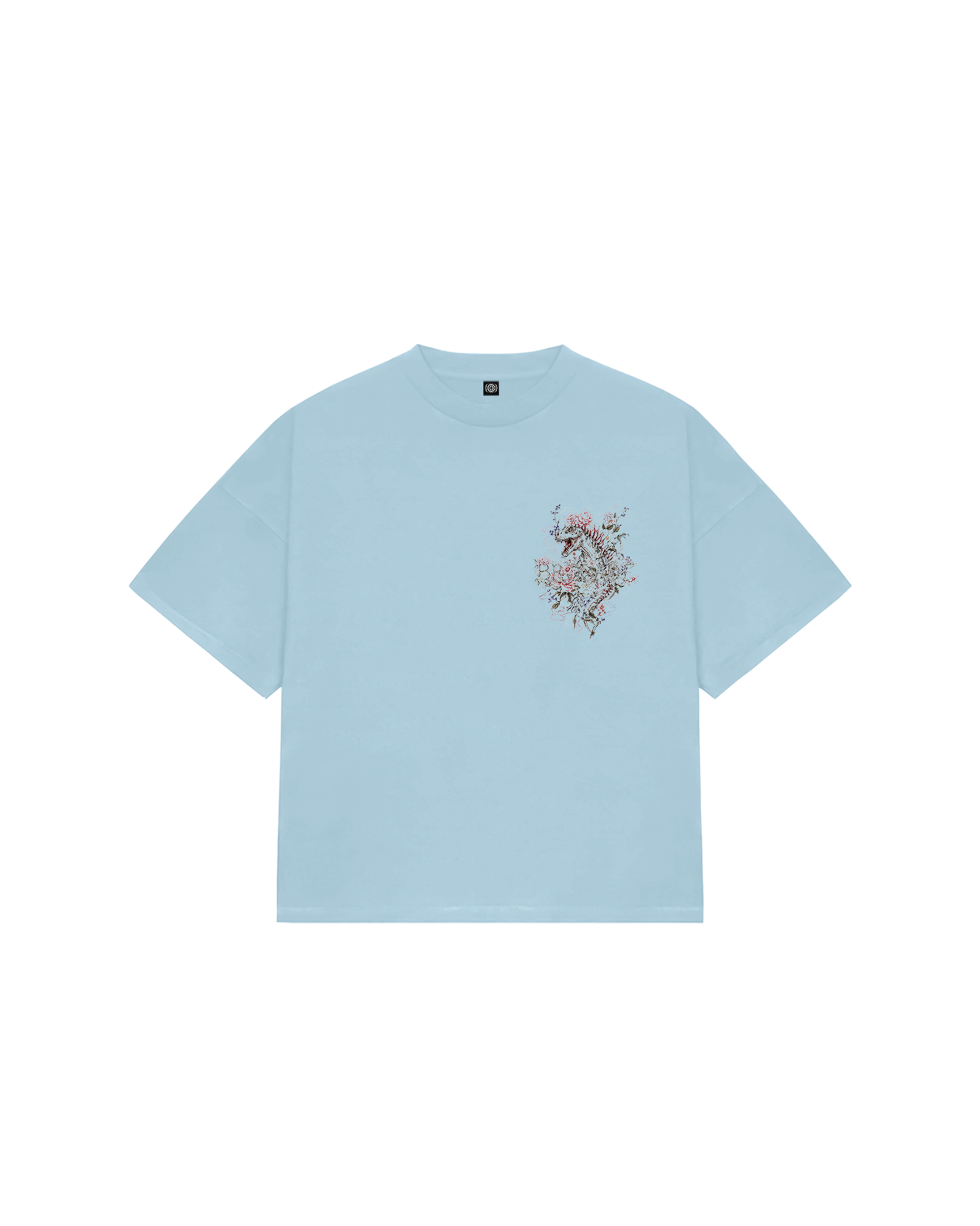 FLOWER OF BROCADE SKY BLUE